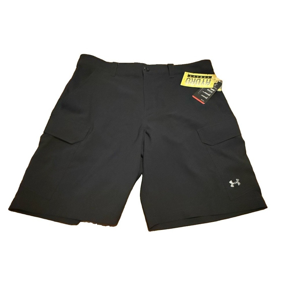 Under Armour Men's Shorts Cargo Hydro Armour UPF Quick Dry Fish Hunt Sz 38 Loose